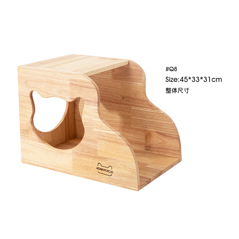 HONEYPOT CAT Solid Wood Cat Tree - Q8