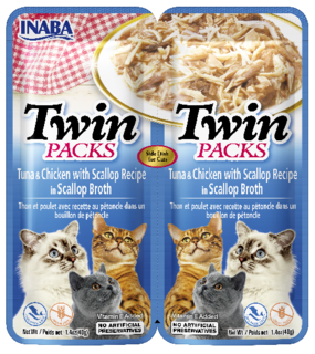 Inaba- Twin Packs Tuna with Chicken & Scallop Flavored Broth
