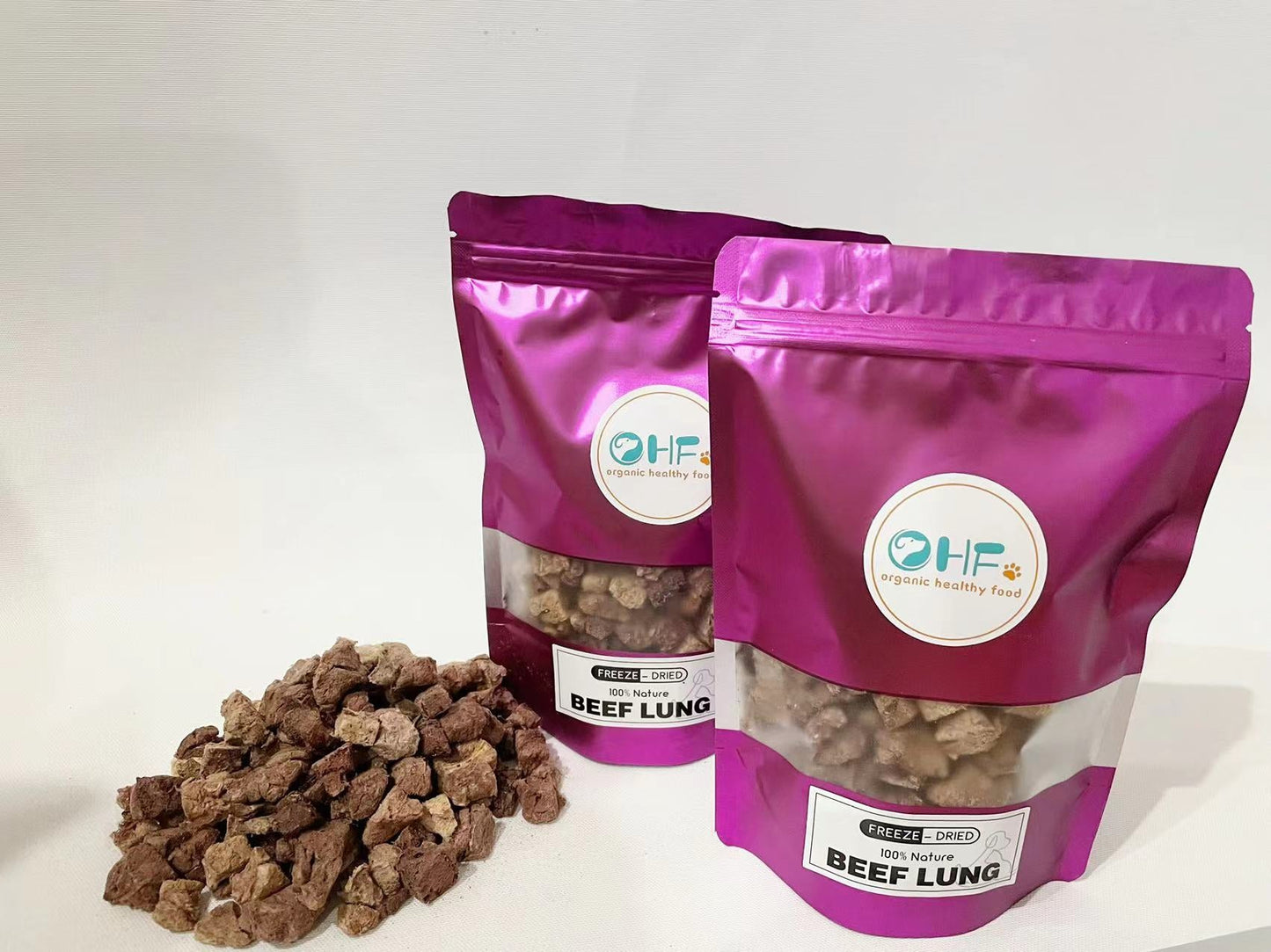 Premium Freeze-Dried Pet Food: Chicken Heart, Neck, Green Lipped Mussels, & Egg Yolk Flavors