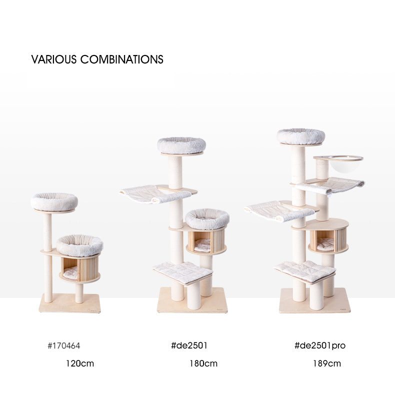 HONEYPOTCAT Solid Wood 4-Layer Solid Wood Cat Tree best quality Arrive in 3 months.
