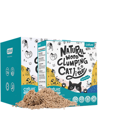 CATURE Wood Clumping Cat Litter Smart Pellets 20L/8Kg