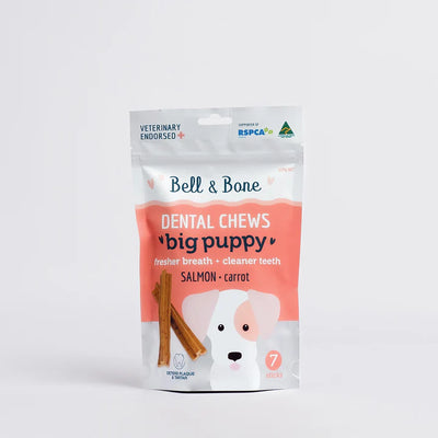 Bell & Bone - Big Puppy Dental Chews - Salmon 120g