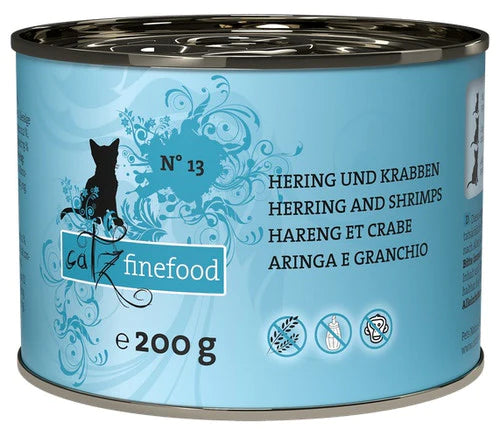 Catz Finefood Cat Food Herring & Shrimps Easter Value Pack 200g x 12