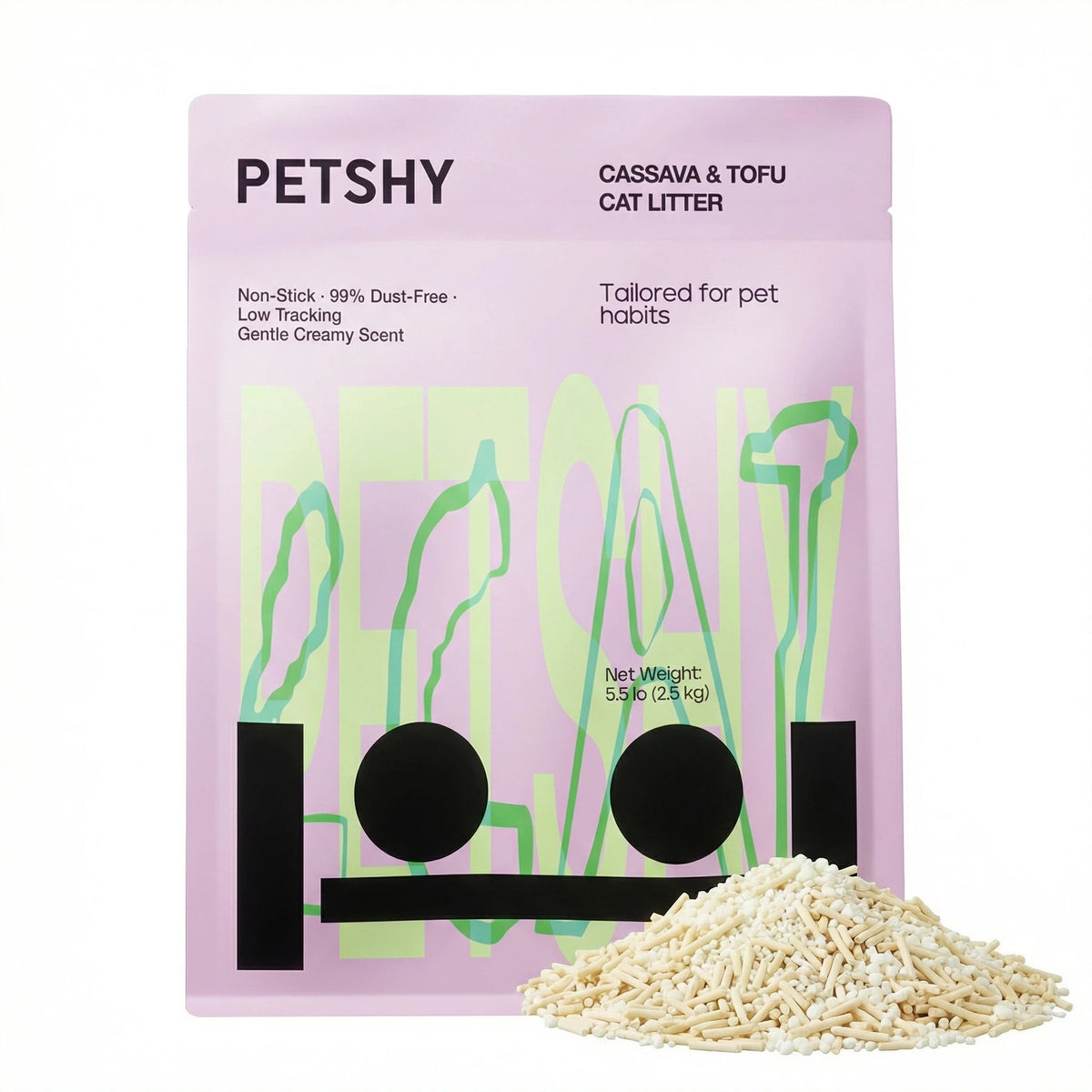Petshy Cassava & Tofu Cat Litter 2.5kg