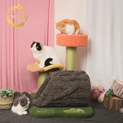 Camily Flower Grove Cat Climbing Tree