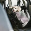 Black Pet Travel Backpack Carrier for Dogs & Cats | Car-Seat Safe Design with Safety Buckle, Mesh Ventilation & Side Storage Pockets
