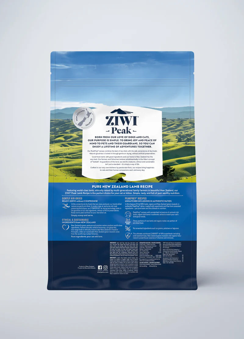 Ziwi Peak Air Dried Lamb Cat Food