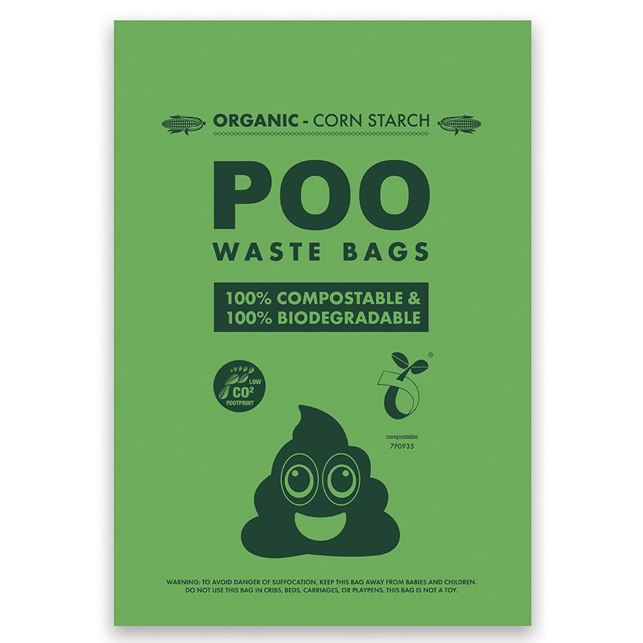 M-Pets POO 100% Biodegradable Waste Bags (60 Bags)