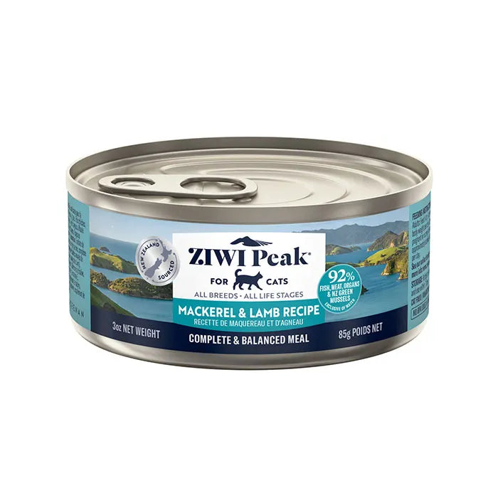 Ziwi Peak Mackerel & Lamb Adult Cat Can 85g x 24