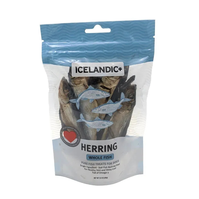 Icelandic+ Herring Whole Fish Dog Treat 85g