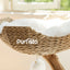 Purrista Natural Wood Basket Cat Tree (Three-Layer)