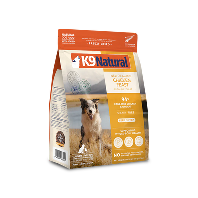 K9 Natural Chicken Feast Freeze-Dried Dog Food 500g