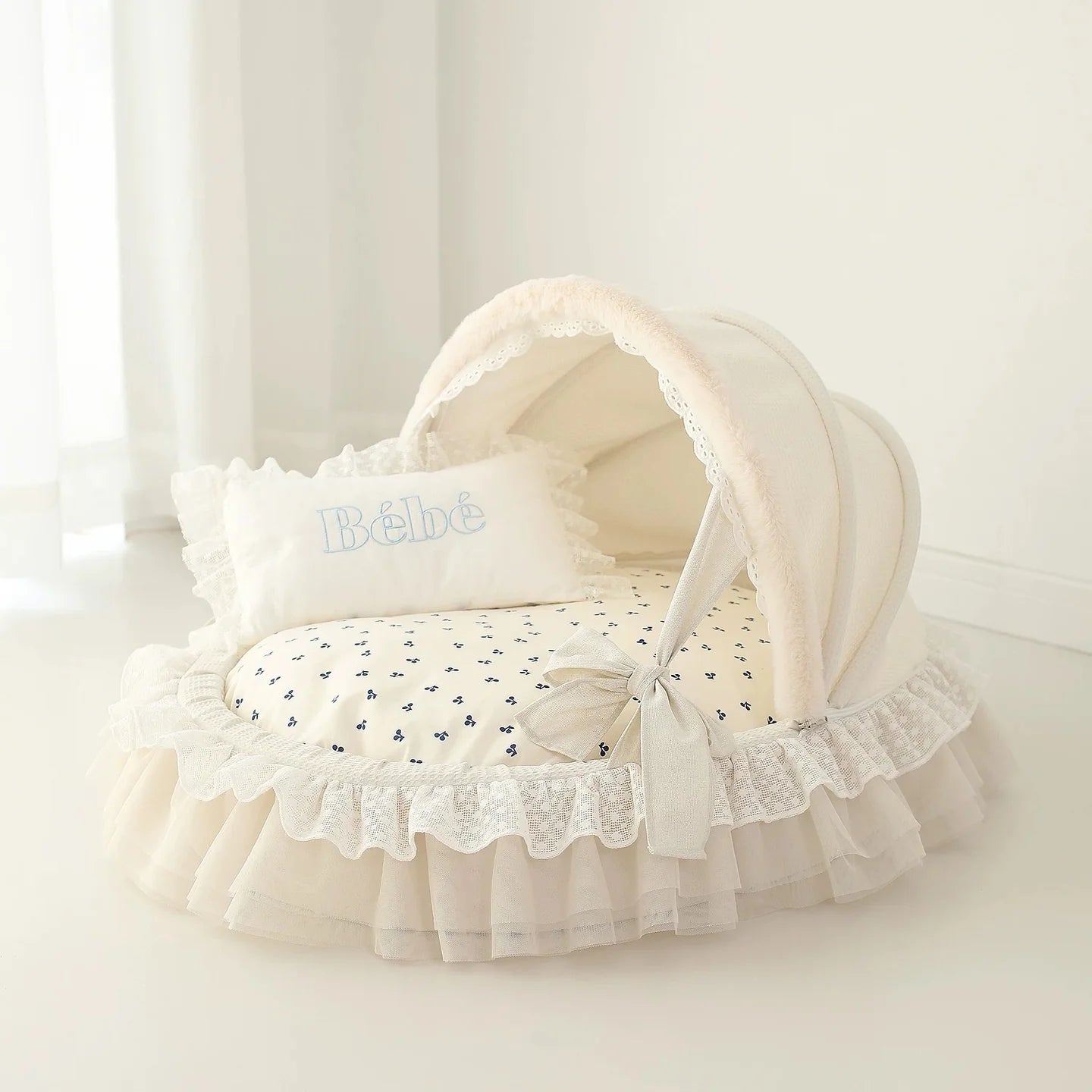 Nifty Fairy Linen Lace Pet Bed Cot