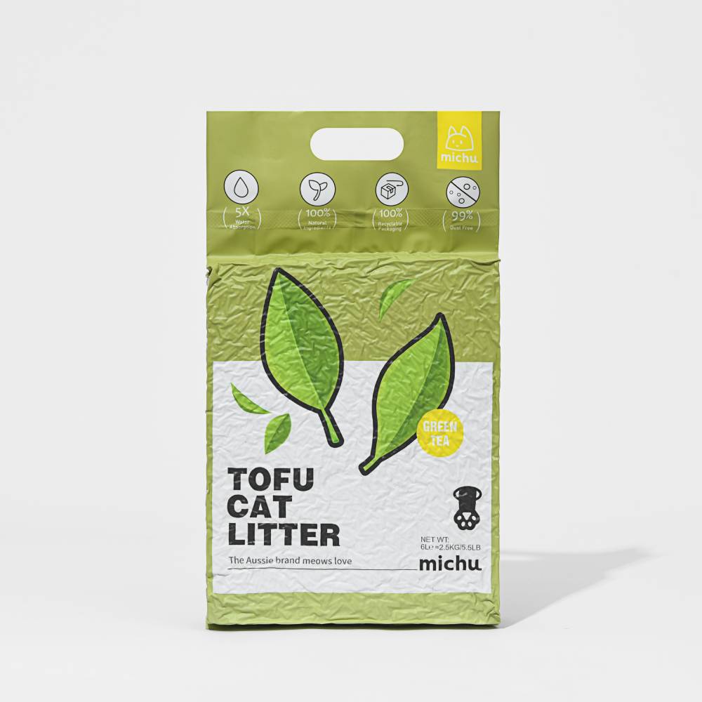 Michu Natural Clumping Tofu Cat Litter