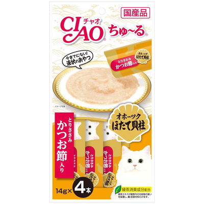 CIAO Churu Chicken Fillet with Scallop and Sliced Bonito 56g