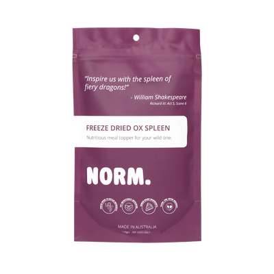 NORM. - 0x Spleen Meal Topper 110g