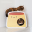 PURROOM Caramel Pudding-Shaped Cat Scratcher and Lounge - Dual-Entrance