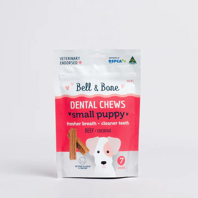 Bell & Bone - Small Puppy Dental Chews - Beef 80g