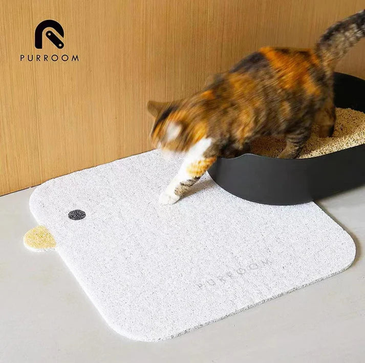 PURROOM Large Non-Slip Multi-Functional Cat Litter Mat Pet Mat