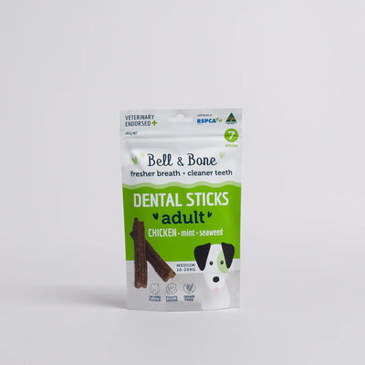 Bell & Bone - Dental Sticks - Chicken, Mint and Seaweed - Medium 182g