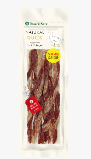 Natural Core Duck Tendon Twist For Dog 80g