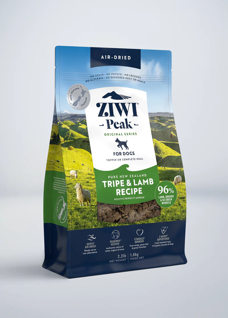 Ziwi Peak Air Dried Tripe & Lamb Adult Dog Food