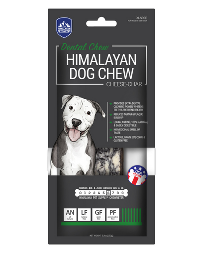 Himalayan Dog Chew Cheese Char with Activated Charcoal Xlarge 1pk (521125)