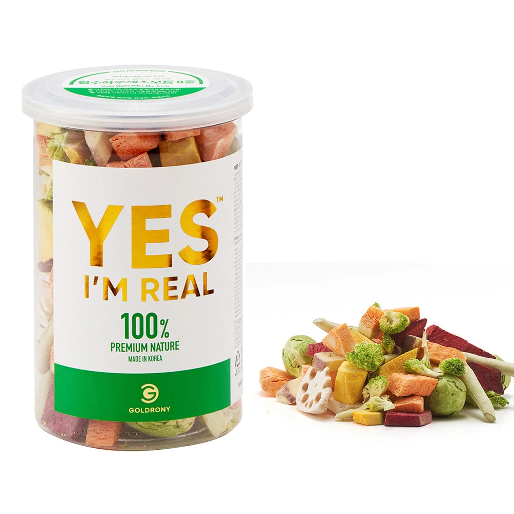 YES I'M REAL Daily Vegetables Mix Treat (Dog & Cat) 50g