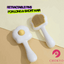 Pet Self-Cleaning Grooming Brush – Egg Shape Hair Remover, Retractable Pins, Cat & Dog Deshedding Comb - ChokyoPetStore
