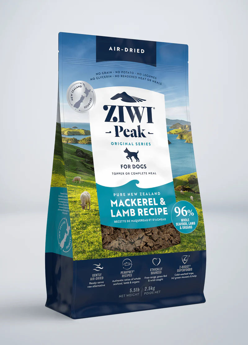 Ziwi Peak Air Dried Mackerel & Lamb Adult Dog Food