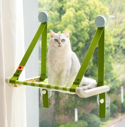 MewooFun Suction Cup Suspended Balcony Cat Hammock