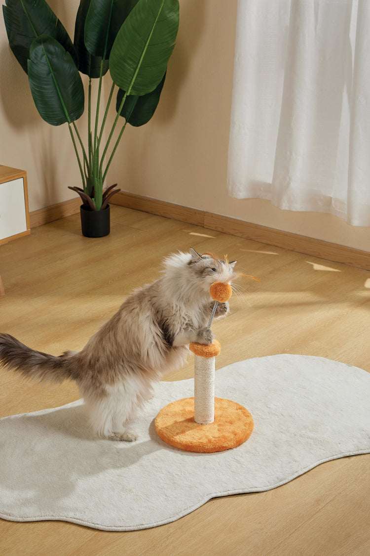 MY FIRST CAT TREE Feather Orange - ChokyoPetStore