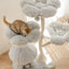 Purrista Mushroom Ice Cream Cat Tree (Three-Layer) - GREY