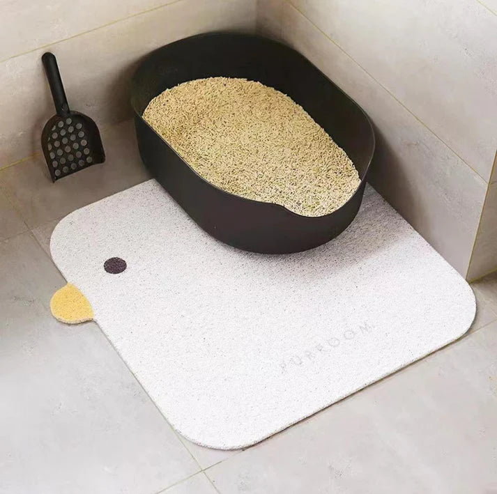 PURROOM Large Non-Slip Multi-Functional Cat Litter Mat Pet Mat