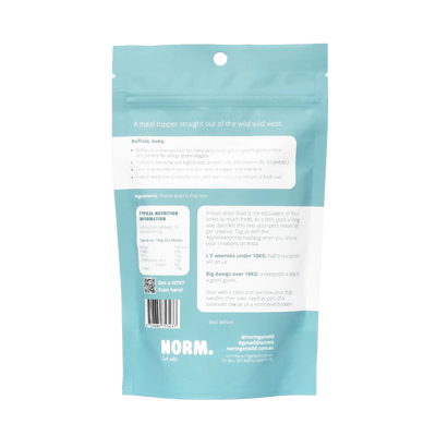 NORM. - Buffalo Liver Meal Topper 110g
