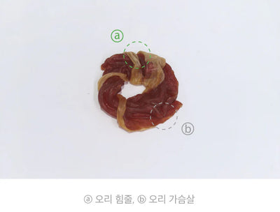 Natural Core Duck Meat Duck Loop Snack 8p