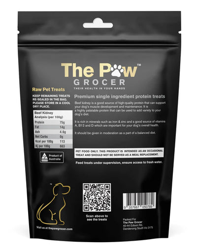 The Paw Grocer - Black Label Grass Fed Beef Kidney 72g