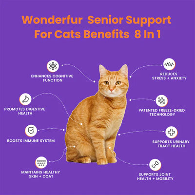 Wonderfur Bites Senior Support  for Cats 50g