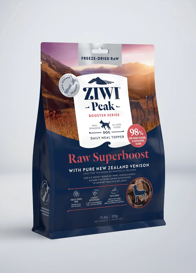 ZIWI Peak Freezel Dried Raw Superboost Venison Dog Food