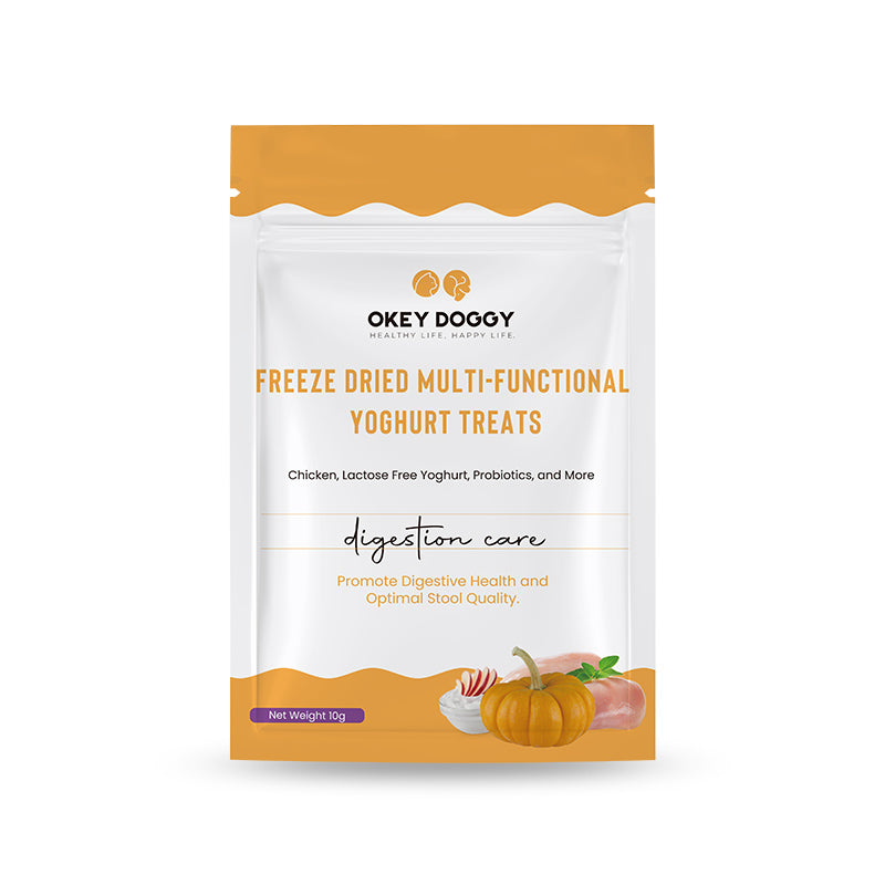 OKEY DOGGY Freeze Dried Functional Yoghurt Treats-Digestion Care 50g