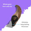 The Pet Project - Natural Whole Australian Goat Horn (Large 15-20cm)