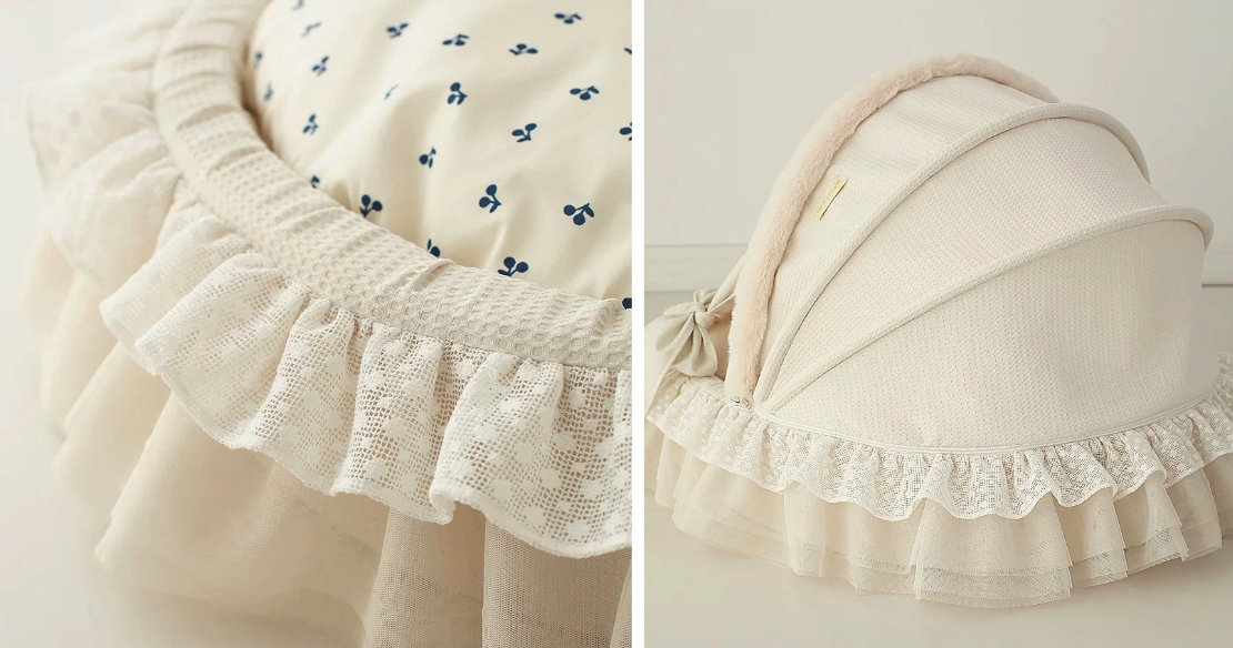 Nifty Fairy Linen Lace Pet Bed Cot