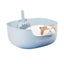 Makesure Open Cat Litter Tray Cat Litter Box  (Litter mat included)