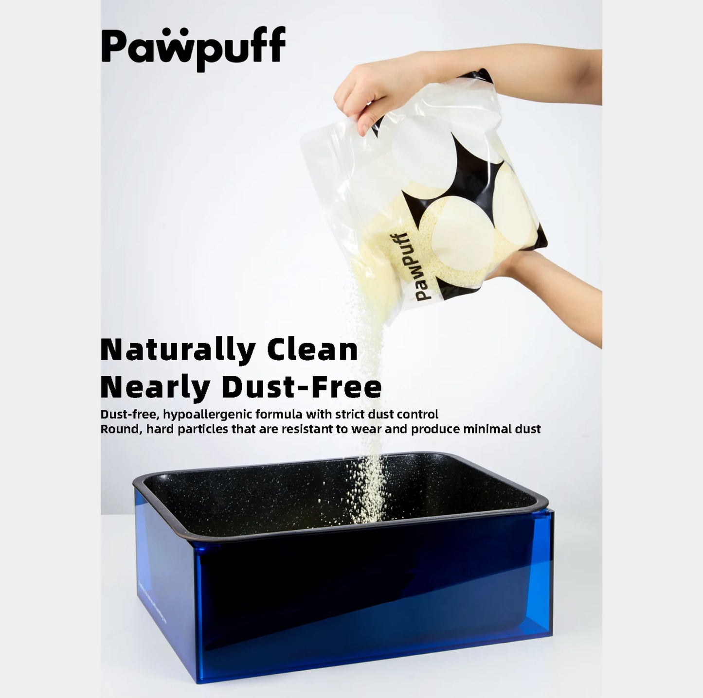 PawPuff 100% Natural Plant-Based Cat Litter Corn & Cassava 5kg