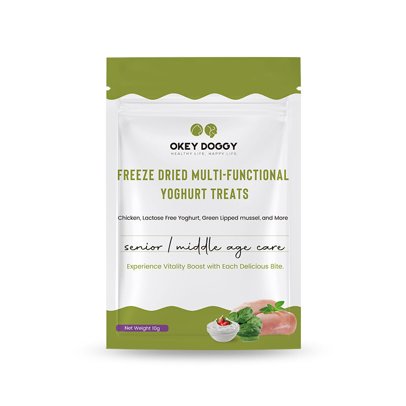 OKEY DOGGY Freeze Dried Functional Yoghurt Treats-Senior/Middle Age Care