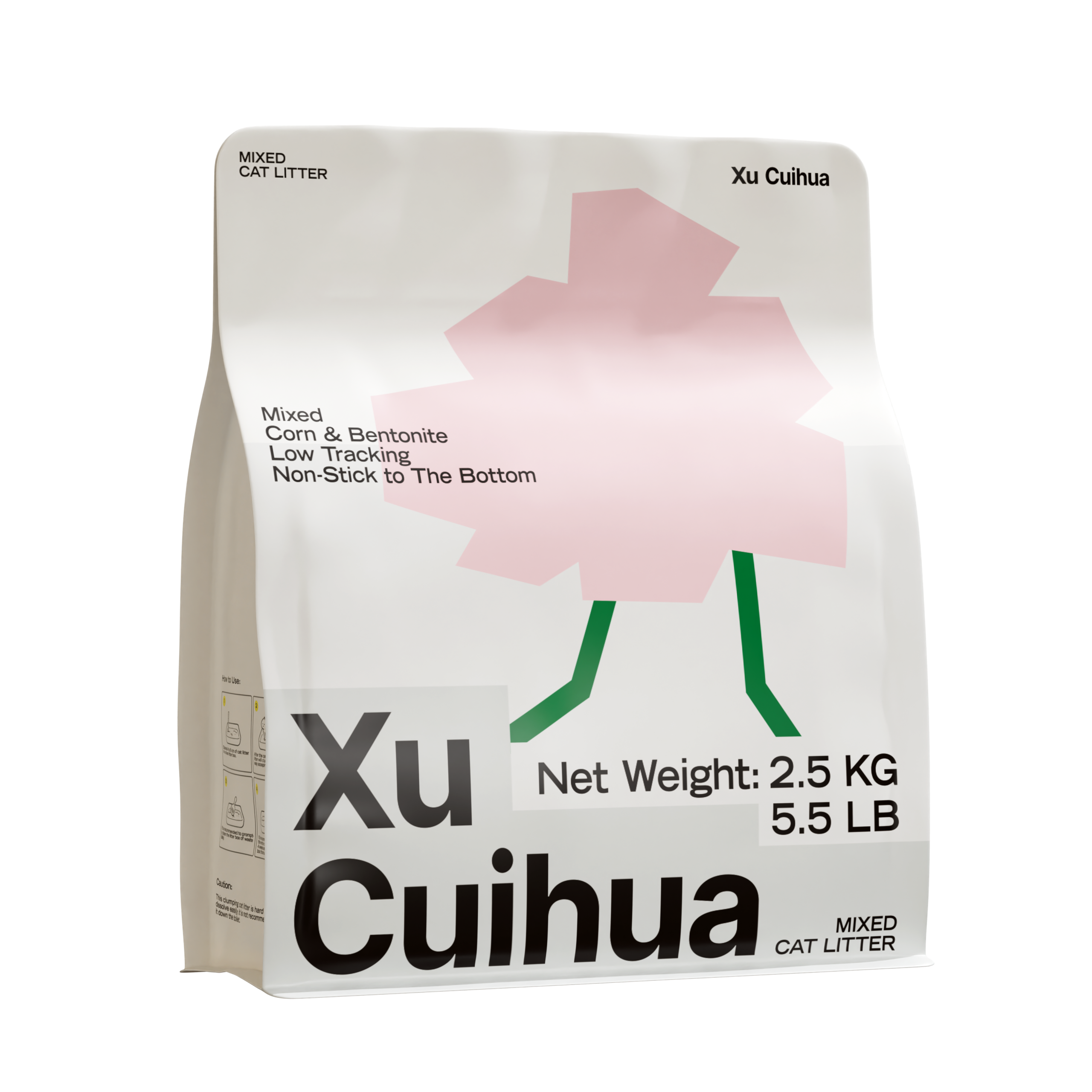 Xu Cuihua Corn & Bentonite Mixed Cat Litter 2.5kg