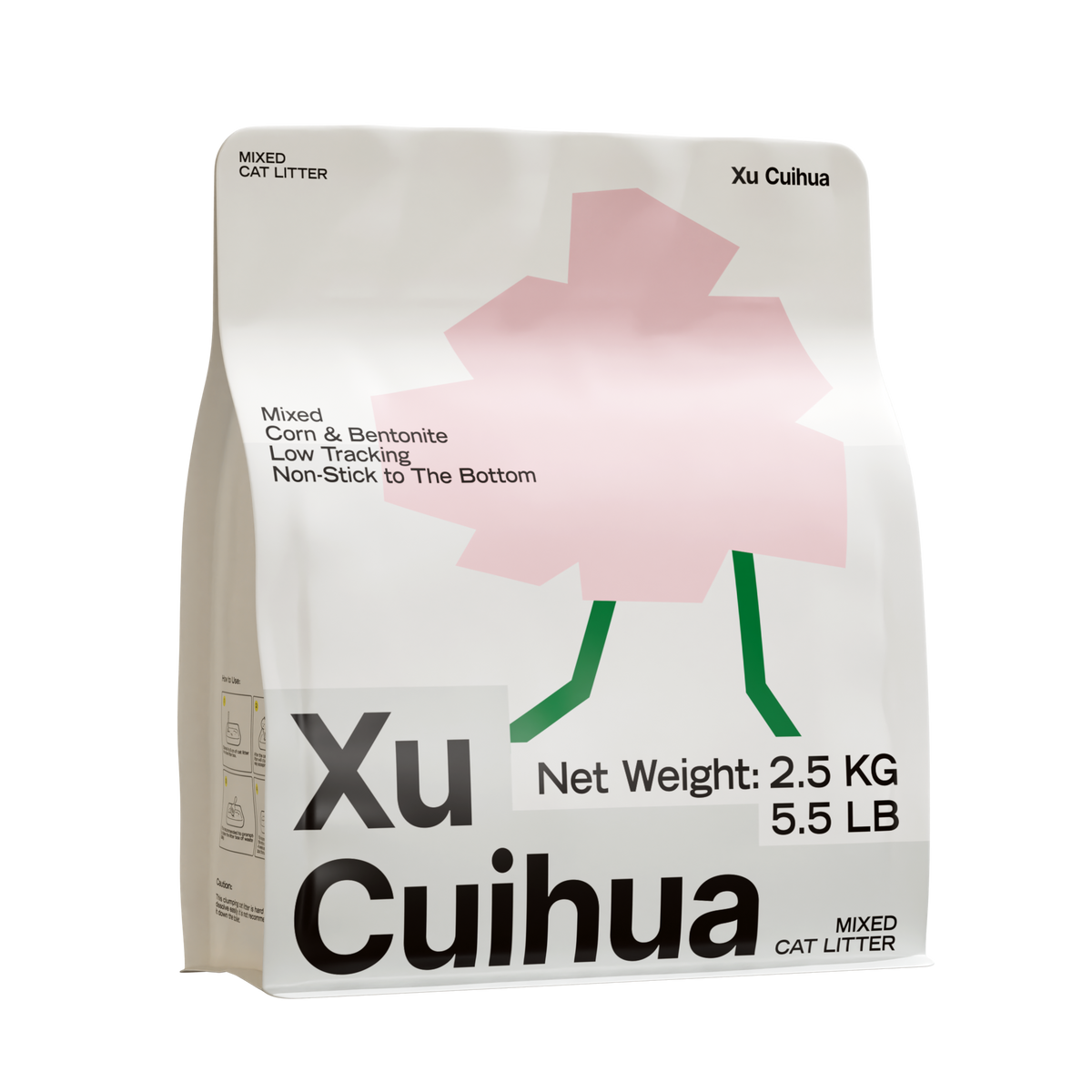 Xu Cuihua Corn & Bentonite Mixed Cat Litter 2.5kg