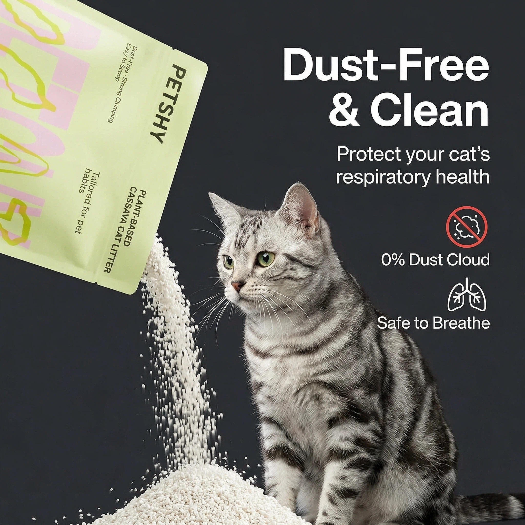 Petshy Cassava Cat Litter 2.5kg