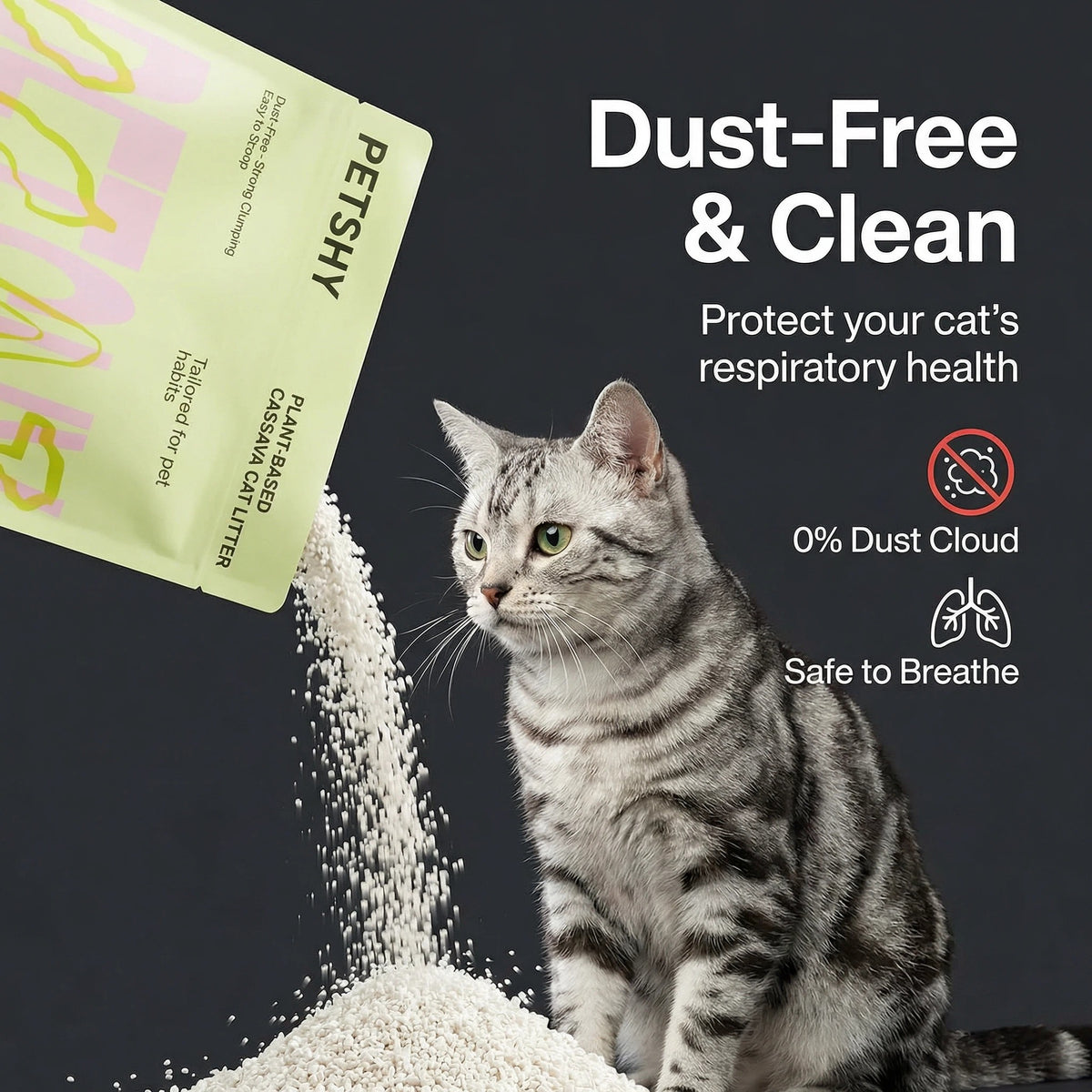 Petshy Cassava Cat Litter 2.5kg