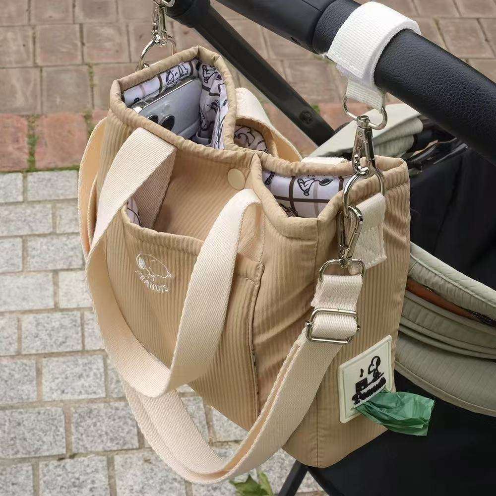 Snoopy Peanuts Pet Carrier Tote Bag for Dogs & Cats | Stroller-Friendly Travel Bag with Shoulder Strap & Organizer Pockets - ChokyoPetStore